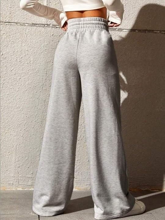 Women's Wide Leg Pants - Grey