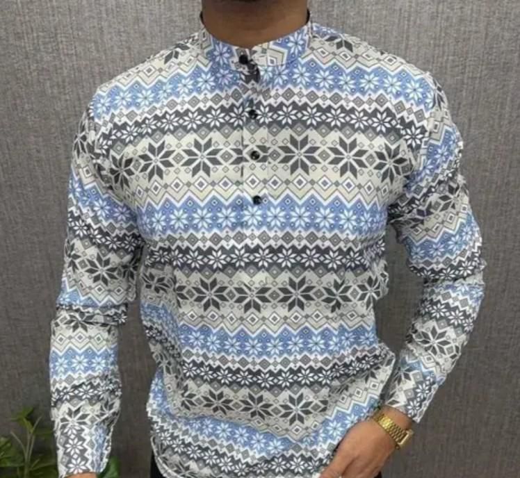 Men's Multicolor Printed Shirt