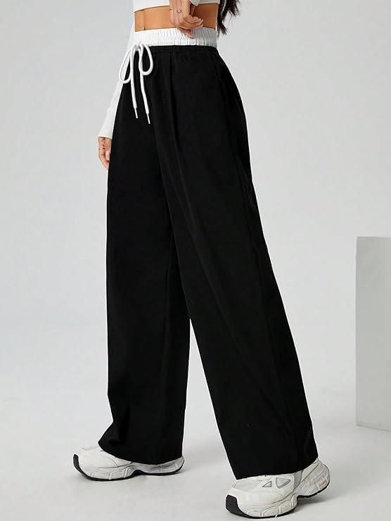 Women's Black Wide Leg Pants