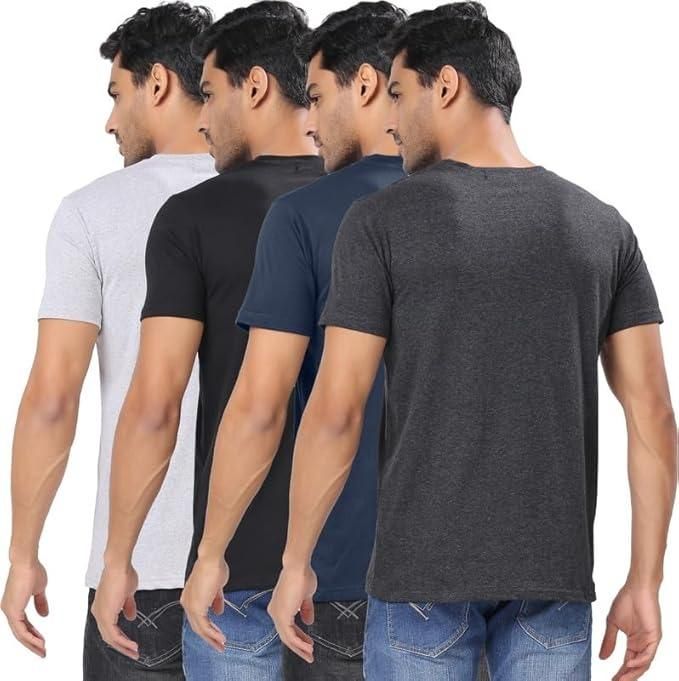 Men's Round Neck T-Shirts (4pc)