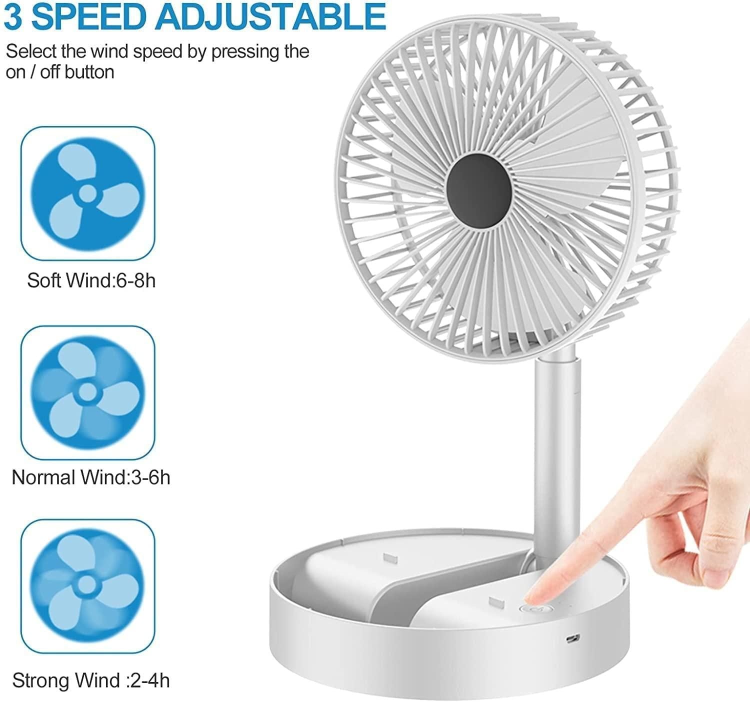 Rechargeable Desk Fan