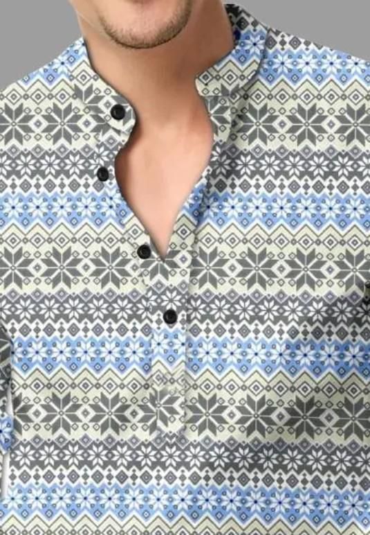 Men's Multicolor Printed Shirt