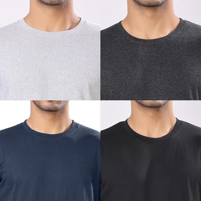 Men's Round Neck T-Shirts (4pc)