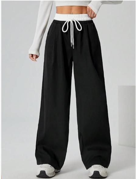 Women's Black Wide Leg Pants