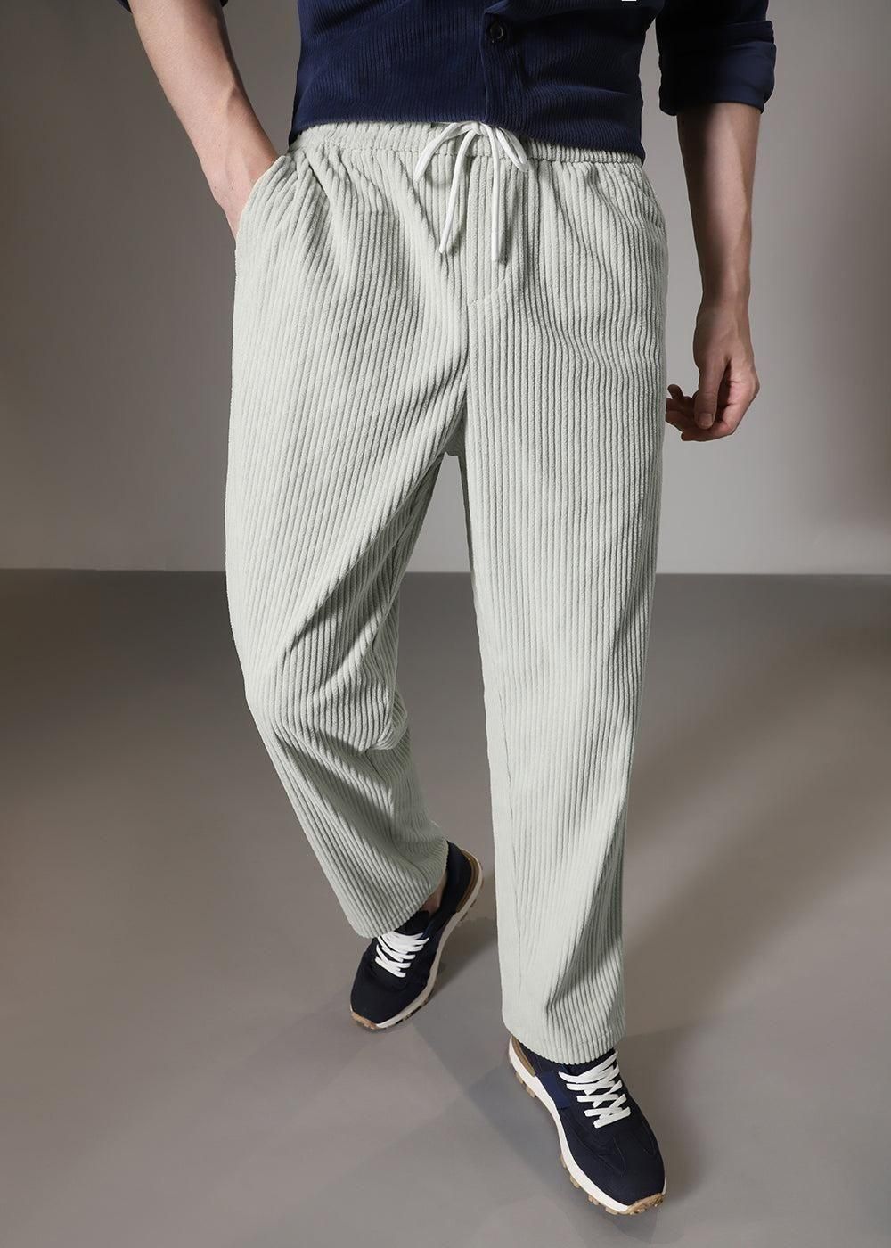 Men's Grey Stylish Pants