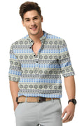 Men's Multicolor Printed Shirt