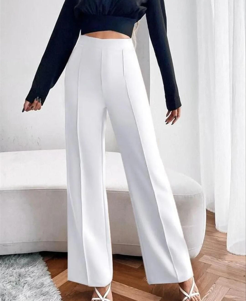 Women's Classic White Pants
